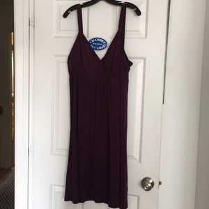 Eileen Fisher silk purple dress